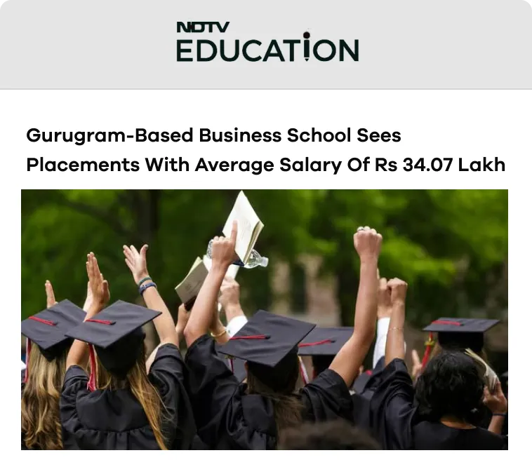 Gurugram-Based Business School Sees Placements With Average Salary Of Rs 34.07 Lakh