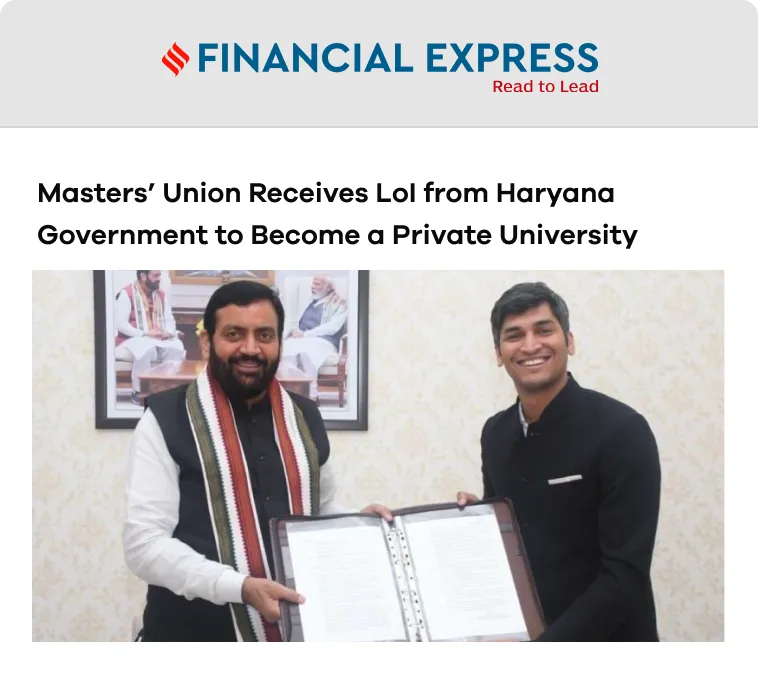 Masters’ Union MBA cohort 2024 reports Rs 28.52 lakh average salary; top offers reach Rs 61.8 lakh