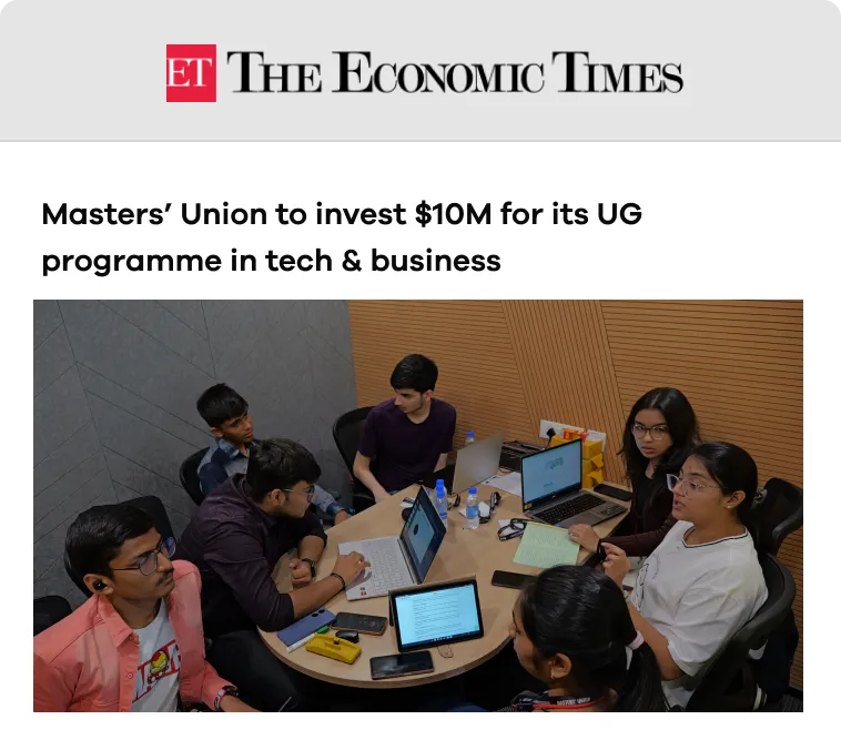 Talks like an IIM, walks like an edtech: what exactly is Masters’ Union?